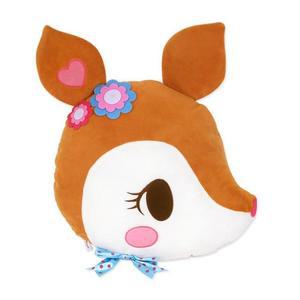 [RG30P958]꽃사슴 얼굴쿠션 침대 인테리어 침구 쇼파 선물