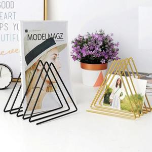 [RGLLM38R]책상 간이 책꽂이 철제 진열대 삼각 거치대