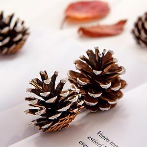 [RG3MQQ25]화이트 솔방울 가습기 크리스마스 트리 장식품