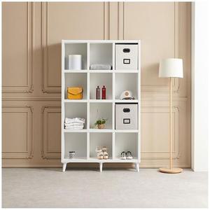 [RGM76P82]1200 4단 12칸 책장 깔끔한 디자인 인테리어