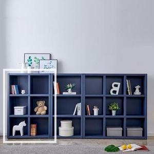 [RGLQN0SU]놀이방 아이방 자취방 네이비 3단 오픈장 책장