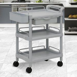 [RG4QP19P]CART 601B 웨건 주방트롤리 이동식카트 3단