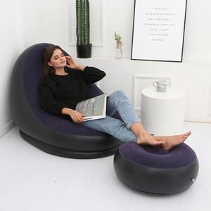 [RGM8QO4Q]가정용 업소용 1인용 쿠션 에어쇼파 퍼플 빈백