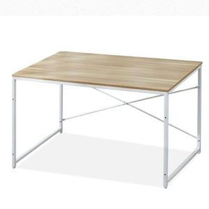 [RG5654T8]스틸프레임 원목 상판 책상 오피스 테이블