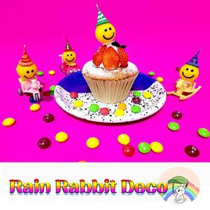 [RGL0PQ2P]레인래빗 생일초 꼬깔모자 스마일초 파티초
