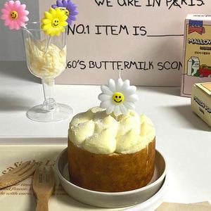 [RGL8P91U]레인래빗 생일초 스마일플라워초 파티용품