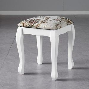 [RGLM6QT1]바로크 화이트 엔틱보조의자 화장대의자