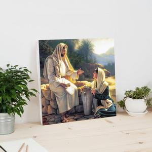 [RGL94S98]예수님과 사마리아 여인 캔버스 미니 액자