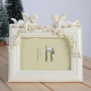 [RG9NMST5]앤틱 아기천사 사진액자 아이보리 클래식액자