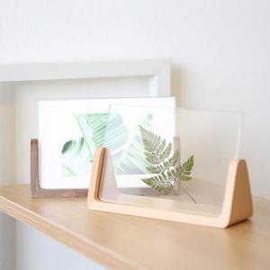 [RG6L9077]인테리어 우드 클리어 프레임 6x4 탁상 액자