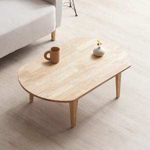 [에보니아] 뉴테라 원목 거실 테이블 950 / 좌식 티 쇼파 테이블