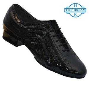 탑드림 8750 검정쭈글크링크 남성 경기용 모던화 라틴화 사교 웰빙 째즈 살사 자이브 라인댄스 댄스화