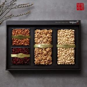 [명절명작]견과 선물세트 특선 4호[호두250g+볶음아몬드160g+캐슈넛350g+건크랜베리150g]