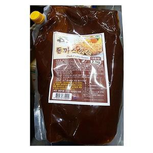 [XBHL8171_47]액상 돈까스 소스 예그린 2 1kgX6개 업소용