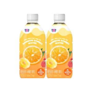 [XBK4K7J5_47]베스킨라빈스 레인보우샤베트 워터 500ml 24개