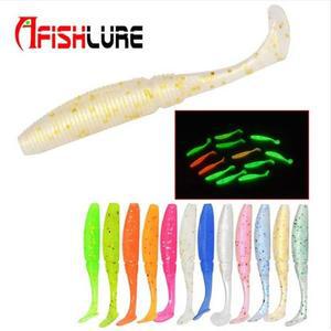 [XBK3LM51_48]AFISHLURE 야광 그럽웜 쉐드웜 벌크 쏘가리낚시