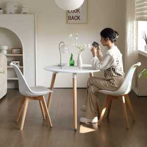 2인 원형 티테이블 거실 미니식탁 원룸 화이트 커피 커피숍 테라스 카페