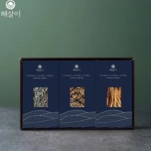 해살이 건어물 3종 명절 선물세트 멸치 황태 호두세트