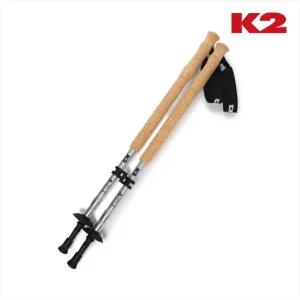 [롯데백화점]케이투 남여공용 내구성이 우수한 두랄루민 3단 스틱 세트(SILVER) KUF23T01