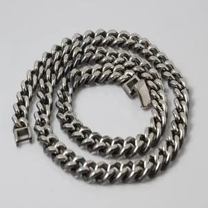 [차차실버]커브 두꺼운 은목걸이 남자 여자 실버 체인 15돈목걸이 25돈목걸이 6mm 8mm 여성 남성