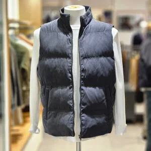 [대구백화점] [트레몰로]니트카라 스웨이드 퀄팅 베스트(TRNQC3Z8311)