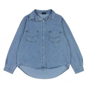 [코데즈컴바인] 오버핏 데님 셔츠 (CJC-DH001W9)