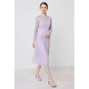 [롯데백화점]제이제이지고트 슬리브플로럴레이스원피스GM4A0OP35