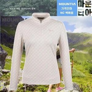 [마운티아]  여성 스피치티셔츠Z 신축성과 밀도 우수 기모 인터락 소재 가을 산 (S19711216)