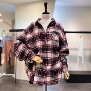 [대구백화점] [러브앤쇼]코튼 루즈핏 체크 셔츠(LCEKGSH02)