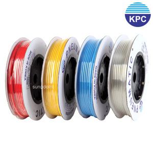 KPC 국산 PU 우레탄 직관호스/튜브 100m 1롤 (재질/폴리우레탄) 외경/4,6,8mm 에어튜브