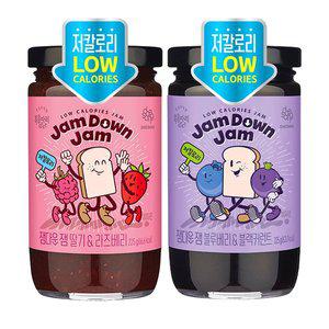 복음자리 잼다운 잼 딸기라즈베리 225g +블루베리 블랙커런트 225g