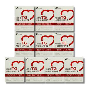 내츄럴 TG 식물성 오메가3 30캡슐 10박스