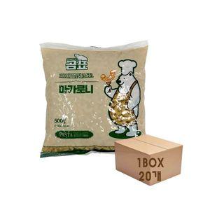 [제이큐]영동곰표 펀앤쇼핑 마카로니500g 20개