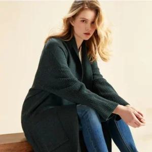 메르에 숄카라 니트코트1종 ML-AM01