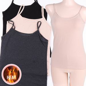 여성 기모나시 국산 겨울 따뜻한 끈나시 615 빅사이즈 겨울 기모