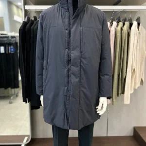 [지오지아] 구스다운 하이넥 패딩코트 ABE4FP1104 DGR_KG