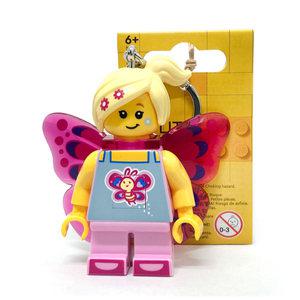 밤나무-레고 LED 키체인 클래식 버터플라이걸 KE171H