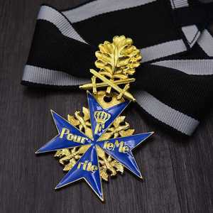 유럽훈장메달 프로이센 블루  장식품 목걸이