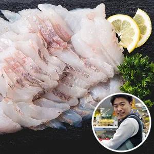 산지직송 자연산 우럭회+뼈(양념장포함)