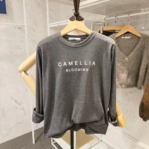 [대구백화점] [페이지플린]레터링 기모 긴팔 티셔츠(F4DTS006A)