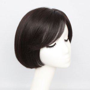 [W1063] 브리스 숏단발 커트 여성 통가발 인모100%