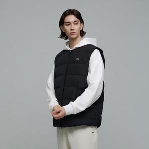 내셔널지오그래픽 N244UDV910 헤론 U넥 경량 구스 다운 베스트 CARBON BLACK