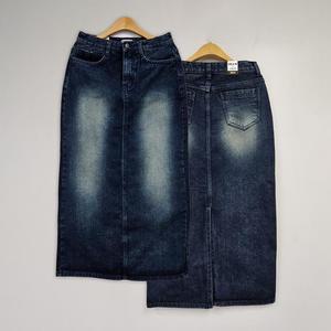 빅사이즈 412 드리밍기모데님스커트 DLOT352