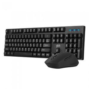 지클릭커 오피스프로 WMK60 스탠다드 M 무선 무소음 키보드 마우스 세트 (블랙)