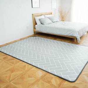 헤링본 그레이 온수장판 매트 카페트