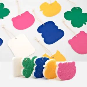 PL6 친환경 셀룰로오스 식물성 천연 압축 수세미