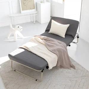 [공간미가구]코지 접이식 침대 간이 휴대용 폴딩 야전 침실 1인