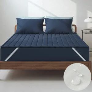 [보리보리/아망떼]5cm커진 드림웰 알러지케어 고정밴드 방수 침대패드SS/Q/K 10color