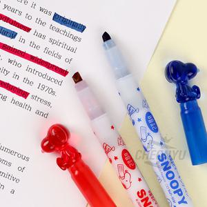 덕플러스문구 피너츠 스누피 암기마킹펜 볼펜