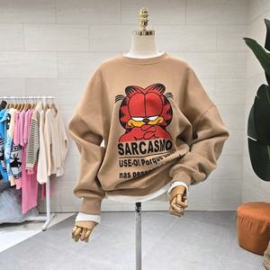 [대구백화점] [에잇컨셉]기모 가필드 라운드맨투맨(C24L7FTS082)